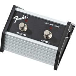 FENDER 2-Button Footswitch: Channel Select / Effects On/Off with 1/4" Jack