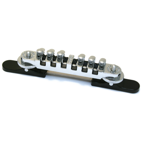 GRETSCH Bridge Assembly, Synchro-Sonic™, Chrome with Base