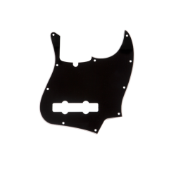 FENDER Pickguard, 5-String Jazz Bass®, 10-Hole Mount, Black, 3-Ply