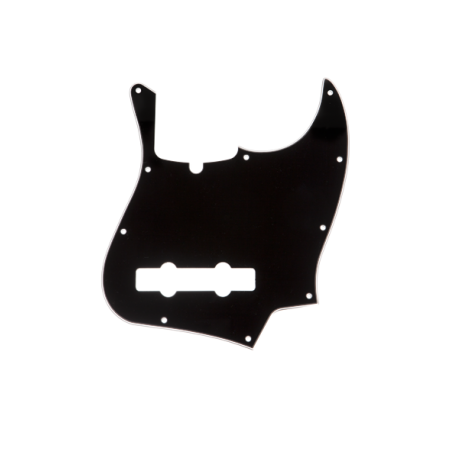 FENDER Pickguard, 5-String Jazz Bass®, 10-Hole Mount, Black, 3-Ply