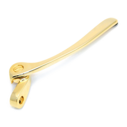 BIGSBY Handle Assembly, D.E. Flat Style, Gold