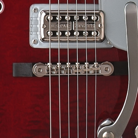 GRETSCH Bridge Assembly, Adjusto-Matic™, Nickel with Ebony Base