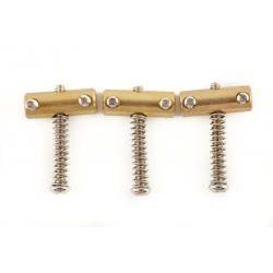 FENDER American Vintage Telecaster® Compensated Bridge Saddles, Brass