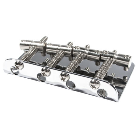 FENDER Pure Vintage '70s Jazz Bass® Bridge Assembly, Chrome