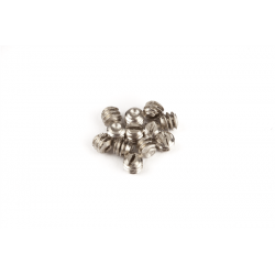 FENDER Stacked Control Knob Mounting Screws, (6-32 X 1/8") Slotted, Nickel (12)