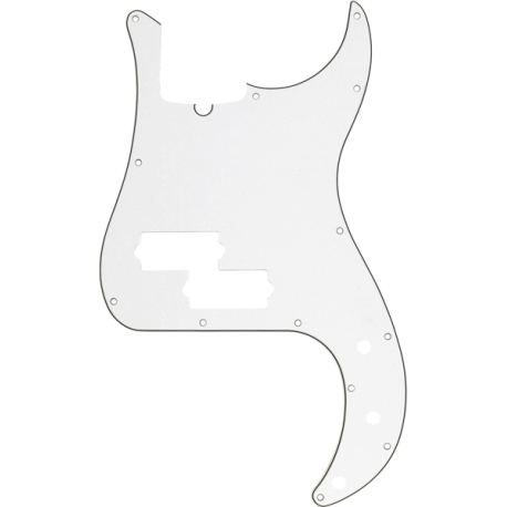 FENDER Pickguard, Precision Bass®, 13-Hole Mount (with Truss Rod Notch), Parchment, 3-Ply