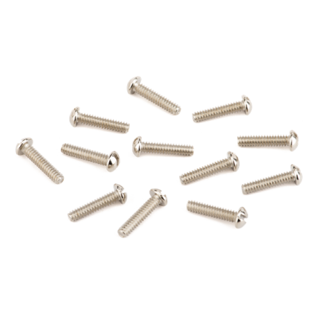 FENDER Pure Vintage Slotted Telecaster® Bridge Pickup Mounting Screws, Nickel (12)