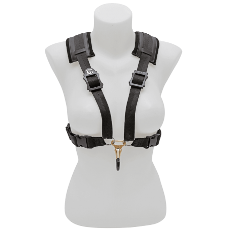 BG Harnais confort pour saxo - mousqueton métal - femme XL