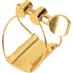 BRANCHER Ligature fil plaquée or saxo baryton - bec ébonite
