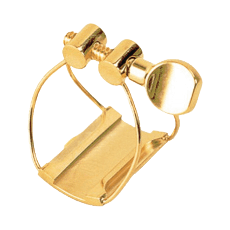 BRANCHER Ligature fil plaquée or saxo baryton - bec métal