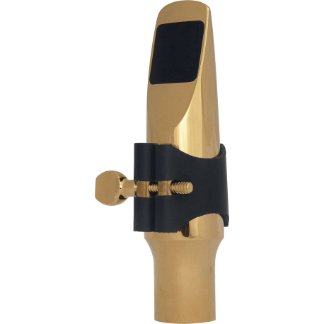 BRANCHER Bec métal plaqué or saxo alto - Jazz ouverture 17
