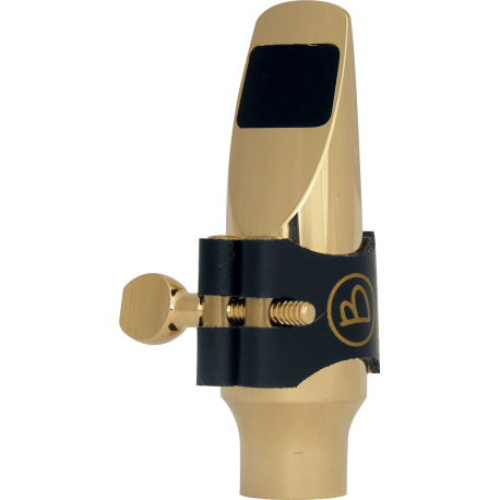 BRANCHER Bec métal plaqué or saxo soprano - Jazz ouverture 21