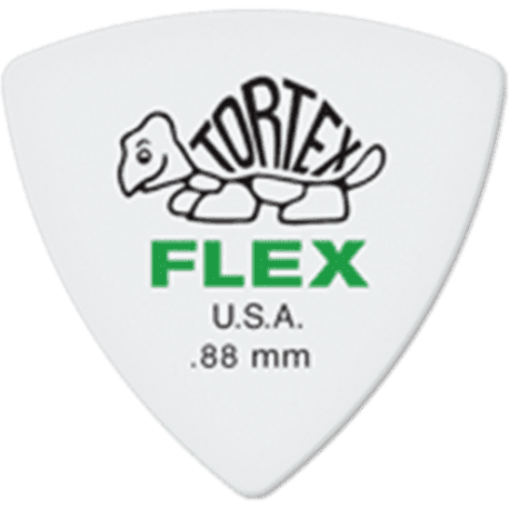 DUNLOP Tortex Flex Triangle 0,88mm sachet de 6