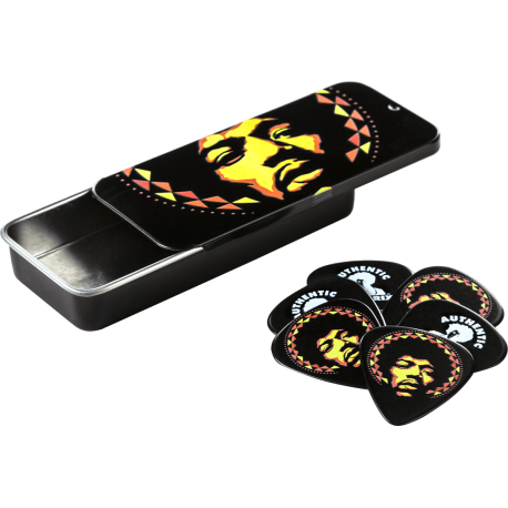 DUNLOP Jimi Hendrix Aura Mandala heavy Boîte de 6