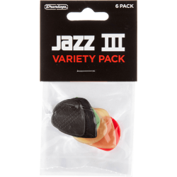 DUNLOP Variety pack Jazz, 6 médiators