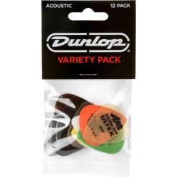 DUNLOP Variety pack Acoustic, 6 médiators