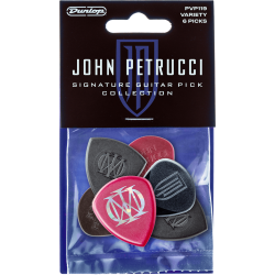 DUNLOP Variety Pack John Petrucci Signature, Player's Pack de 6