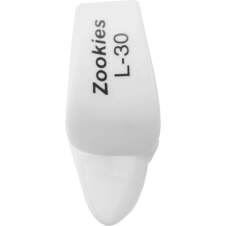 DUNLOP Pouces Zookies blancs, Larges, sachet de 12
