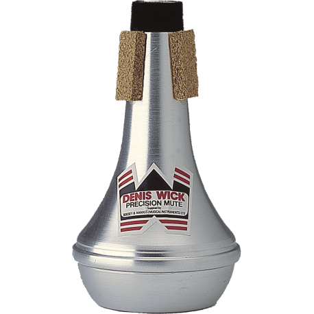 DENIS WICK Sourdine trompette piccolo droite aluminium