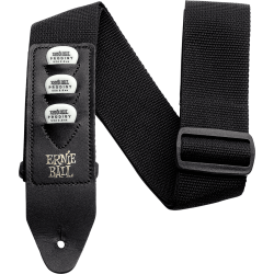 ERNIE BALL Sangle pickholder noire