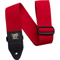 ERNIE BALL Sangle polypro rouge