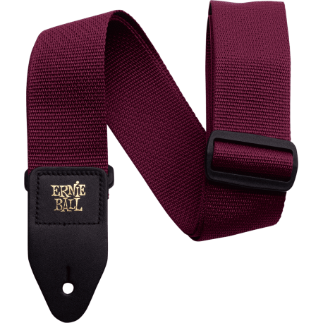 ERNIE BALL Sangle polypro bordeaux