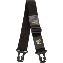ERNIE BALL Sangle polylock noir