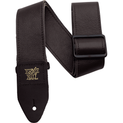 ERNIE BALL Sangle cuir italien marron