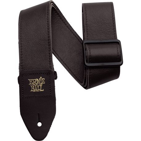 ERNIE BALL Sangle cuir italien marron