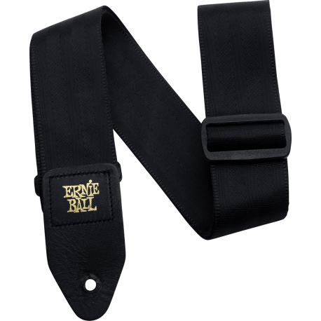 ERNIE BALL Sangle seatbelt noir