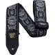 ERNIE BALL Sangle jacquard silver orleans