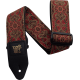 ERNIE BALL Sangle jacquard crimson paisley