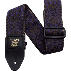 ERNIE BALL Sangle jacquard purple paisley