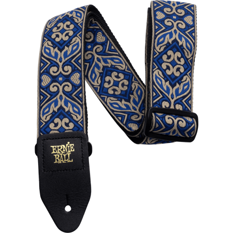ERNIE BALL Sangle jacquard tribal blue