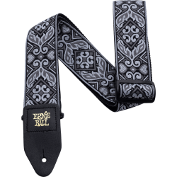 ERNIE BALL Sangle jacquard tribal silver