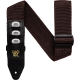ERNIE BALL Sangle pickholder marron