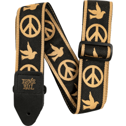 ERNIE BALL Sangle jacquard peace love dove