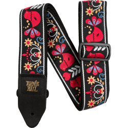 ERNIE BALL Sangle jacquard redbird rising