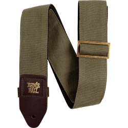 ERNIE BALL Sangle olive canvas
