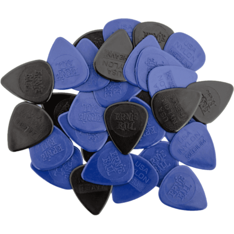 ERNIE BALL Mediators nylon sachet de 50 panaché (0,72mm/ 0,97mm)