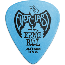 ERNIE BALL Mediators everlast sachet de 12 bleu 0,48mm