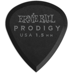 ERNIE BALL Mediators prodigy sachet de 6 noir mini 1,5mm