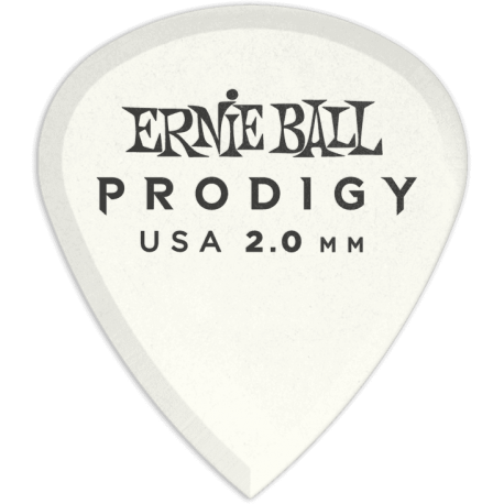 ERNIE BALL Mediators prodigy sachet de 6 blanc mini 2mm