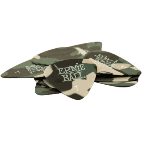 ERNIE BALL Mediators specialty sachet de 12 camouflage 0,46mm