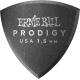 ERNIE BALL Médiators prodigy sachet de 6 noir bouclier 1,5mm
