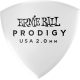 ERNIE BALL Médiators prodigy sachet de 6 blanc bouclier large 2mm