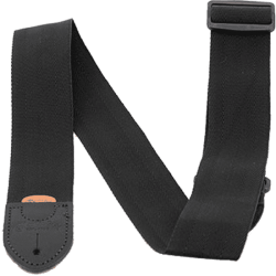 MARTIN Courroie Nylon et renforts cuir, Noire