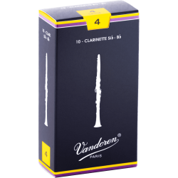 VANDOREN Anches clarinette Sib Traditionnelles force 4