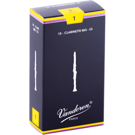 VANDOREN Anches clarinette Mib Traditionnelles force 1