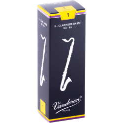 VANDOREN Anches clarinette basse Traditionnelles force 1